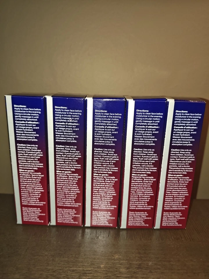 StriVectin Advanced ретинол ночная сыворотка 5 x 0,25 унц (всего 1,25 унц) новый - Изображение 2 из 4