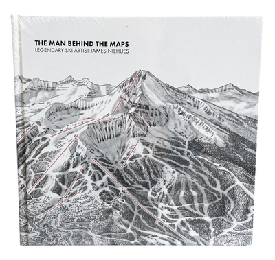 #ad Man Behind the Maps : By Legendary Ski Artist James Niehues New Never Opened $115.00