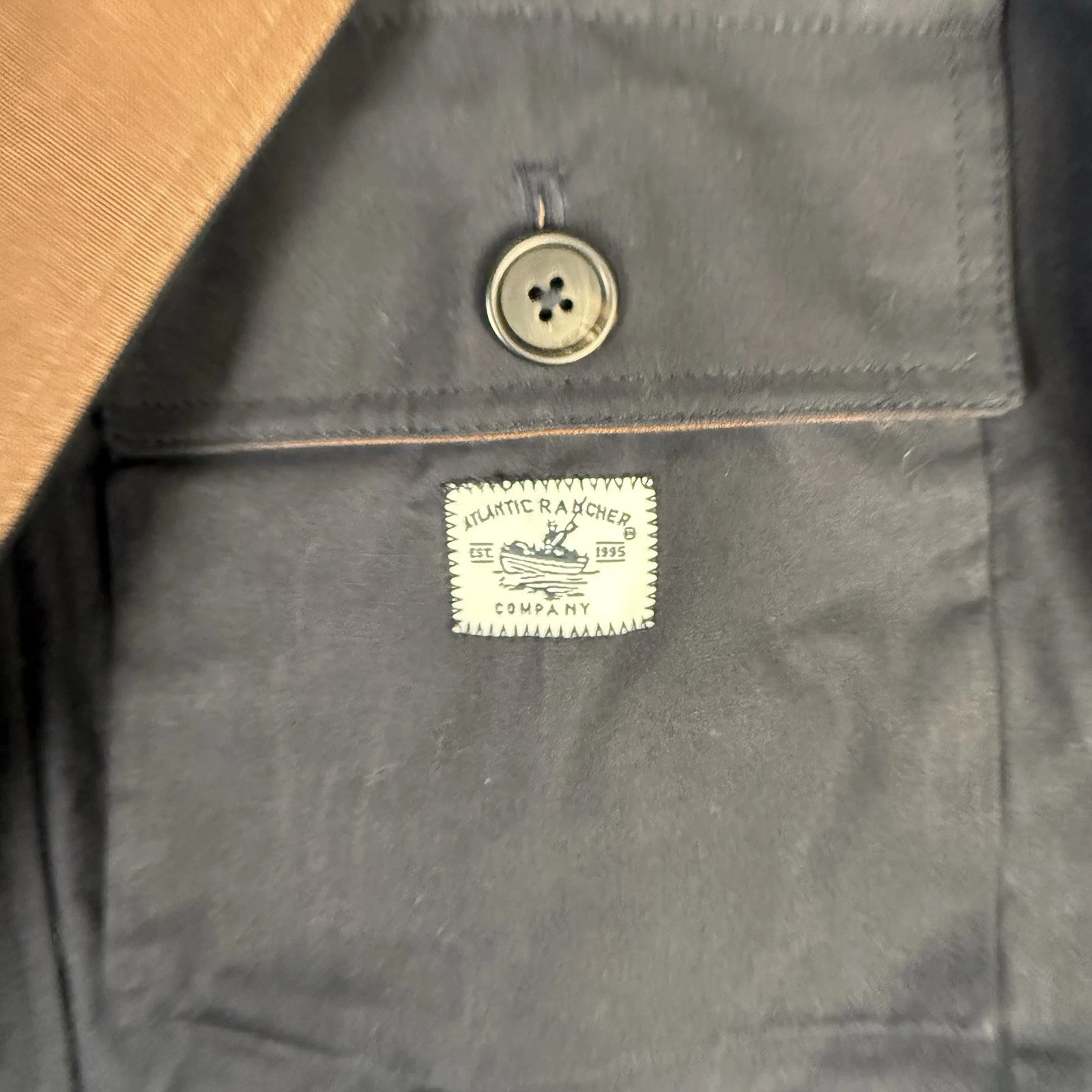 Atlantic Rancher Jacket Coat Men’s Large 25th Anniversary Cotton Heavyweight - product detail image 4