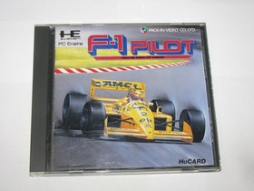 F1 Pilot PC Engine HuCard Japan import US Seller