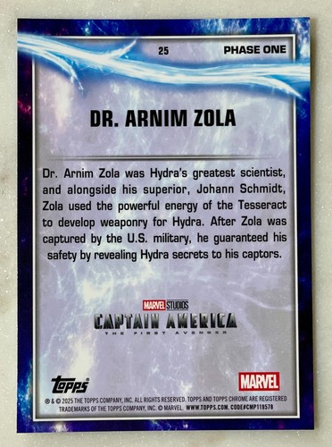 2025 Topps Marvel Studios Chrome Pick Your Own Card And Complete Your Set #1-200 - 第 31/241 張圖片
