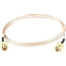 SMA Male to SMA Male RG178 Pigtail Coax Cable Adapter 3.3Ft 1M High Quality Qui