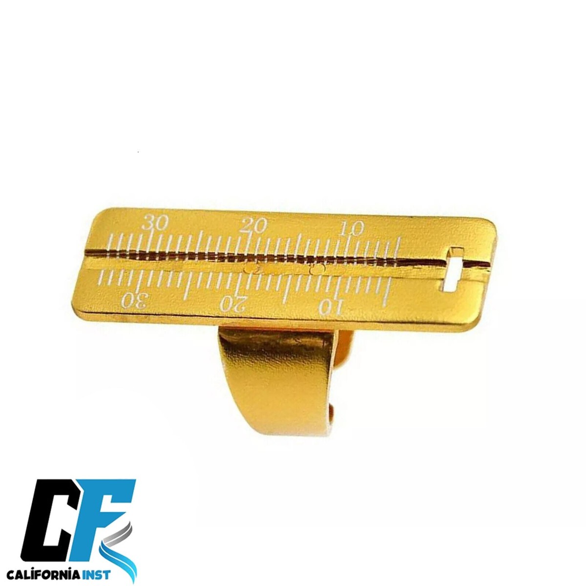 Dental Endo Scale Ruler Finger Ring Span 35mm Endodontic Gauge Reamer