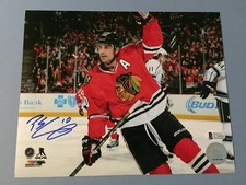Patrick Sharp Autographed Signed 8X10 Photo -Blackhawks - Beckett Witnessed