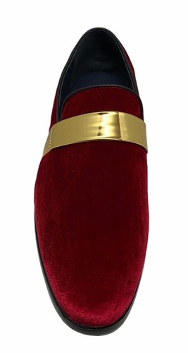 Burgundy/Red Velour Loafer 93902 | eBay
