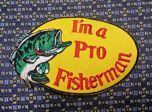 I'M A PRO FISHERMAN PATCH - Bild 1 von 2