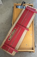Radio Flyer Town and Country Wagon Wood Logo on Left Side Rail Slats Panel