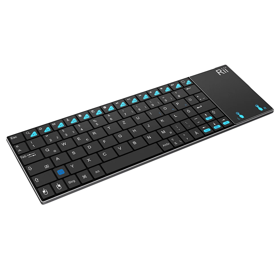 Genuine Rii K12 Wireless UltraSlim Keyboard Mouse Touchpad Metal Tablet/Phone - Image 4 of 4