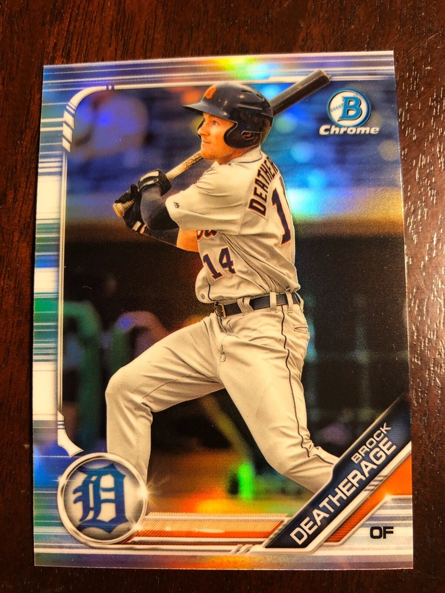 その他 Brock Deatherage Bowman Chrome Rc Auto 2019 Bowman Draft - Chrome Brock Deatherage #BDC-5 Refractor (RC