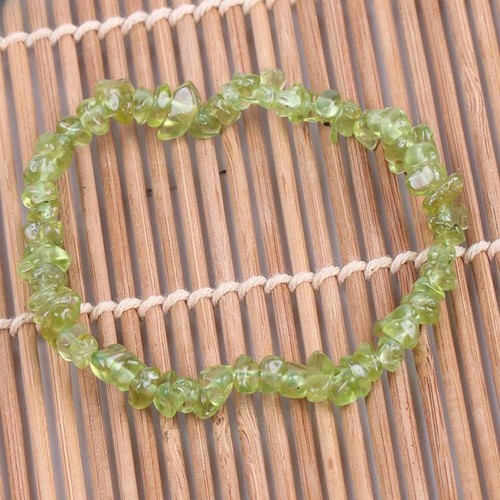 Natural Olivine Quartz Crystal Energy Stone Bead Stretch Bracelet Jewelry Reiki - Picture 10 of 20