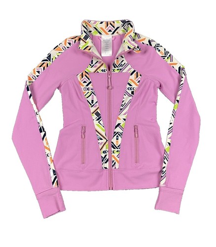 Ivivva Lululemon Girls Perfect your Practice Zip Up Jacket, Purple