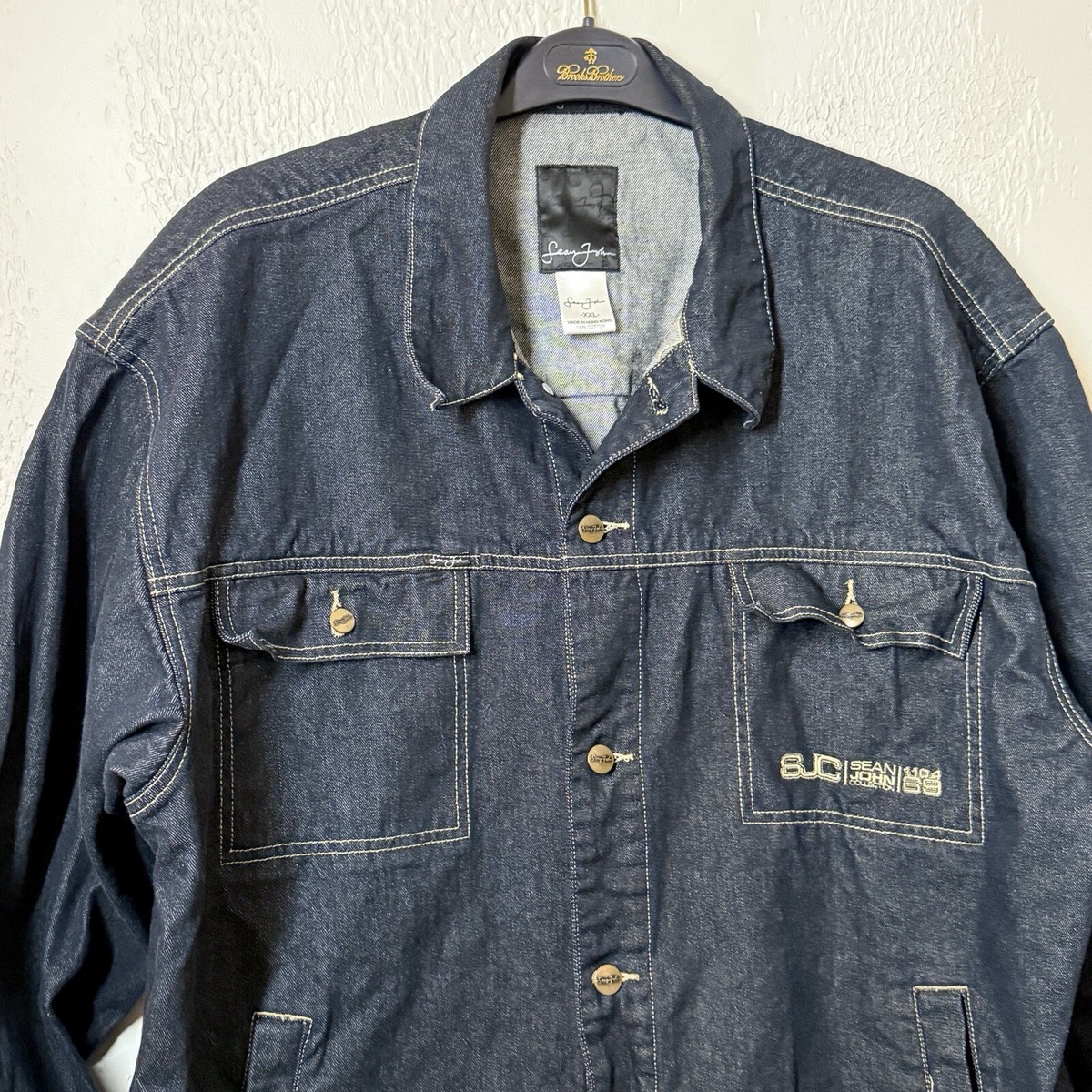 Sean John Men's Denim Set Jacket XXL Jeans Size 38 Vintage Sean John Men's Denim Set Jacket XXL Jeans Size 38 Vintage