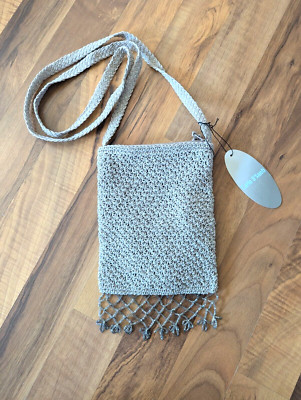 Women's Carlo D'Santi Handbag Purse New with Tags Beaded Vintage Crochet Style