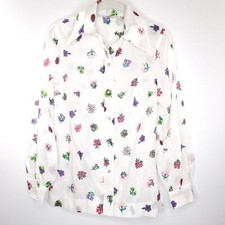 Blusa Floral Campesina Campesina Pequeña Prior Westerns of Denver De Colección