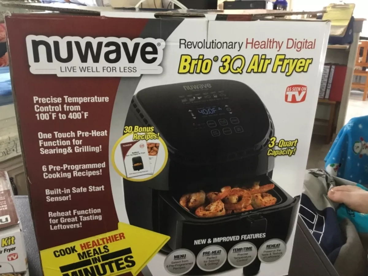 Nuwave Brio 3qt Air Fryer and Accessory Kit