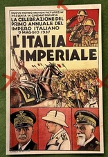 4x6” inch WW2 photo reproduction Italy Italian Soldier Poster Bolt Action FOW #g