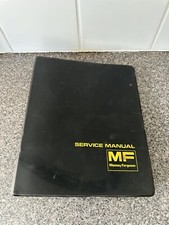 Workshop Service Manual MF 50H/HX DIGGER LOADER Publication No 1459 190 M1
