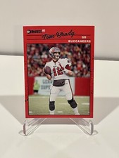 2020 DONRUSS TOM BRADY RETRO 1990 90 RED PARALLEL BUCCANEERS R90-TB