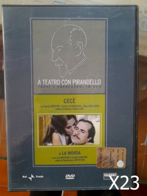 CECE' + LA MORSA im Theater mit Pirandello DVD - Aufl. Fabbri Rai cecè cecé X23