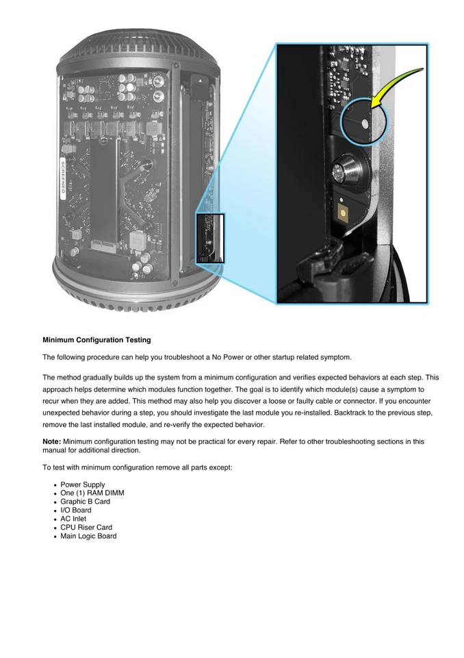 Apple Mac Pro Late 2013 Technician Guide Service Manual - Image 2 of 4