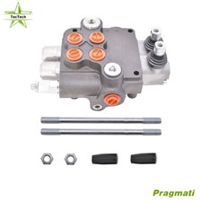 2 Spool 21 GPM Hydraulic Control Valve Double Acting 3600 PSI SAE Ports US