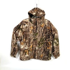 Cabela's Realtree Camo Hooded Goretex Jacket Men s Medium M - Minty