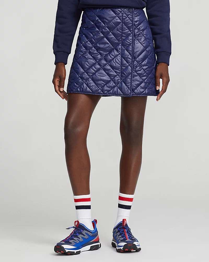 【レディース古着】RALPH LAUREN RLX skirt/スポーツスカート Ralph Lauren RLX Women's Golf Quilted Wrap Skirt L NWT $248