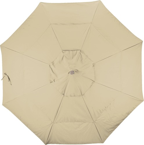 11-Foot Patio Umbrella Replacement Canopy Cover, Antique Beige, C118-F22-DWV