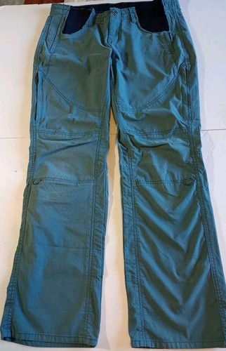 KUHL Outdoor Hiking Pants Size 10 Short Green pants Plus Rollup Vintage