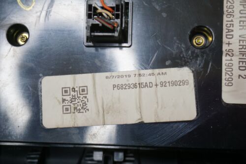 2017 2018 2019 2020 2021 DODGE CHARGER AC Control OEM P68293615AD - Picture 7 of 8