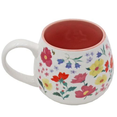 Ceramica Nan Tazza con Dorato Testo Disegno Floreale Mother's Giorno Regalo - Foto 3 di 4