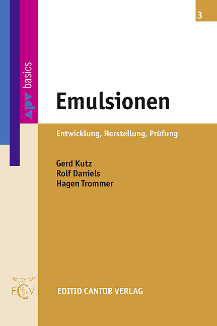 Thumbnail - G. Kutz; R. Daniels; H. Trommer; Apv / Emulsionen