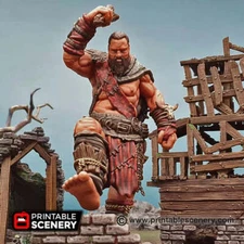 Jub Jub The Stomping Giant - Shadowfey - Printable Scenery Terrain Wargaming D&D
