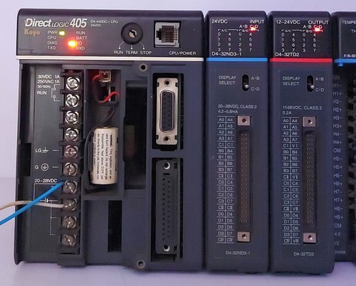 Direct Logic Koyo 405 D-450DC-1 CPU Module 24VDC - Picture 4 of 12