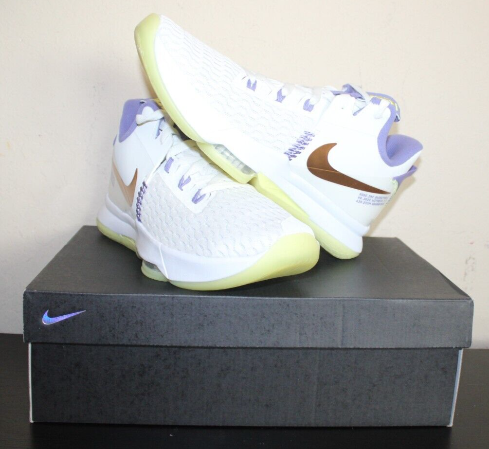 Nike LeBron Witness 5 Summit \'White Metallic Bronze\'  Men\'s Size 11 - Multicolor Nike LeBron Witness 5 Summit White Metallic Bronze for Sale  main image 2