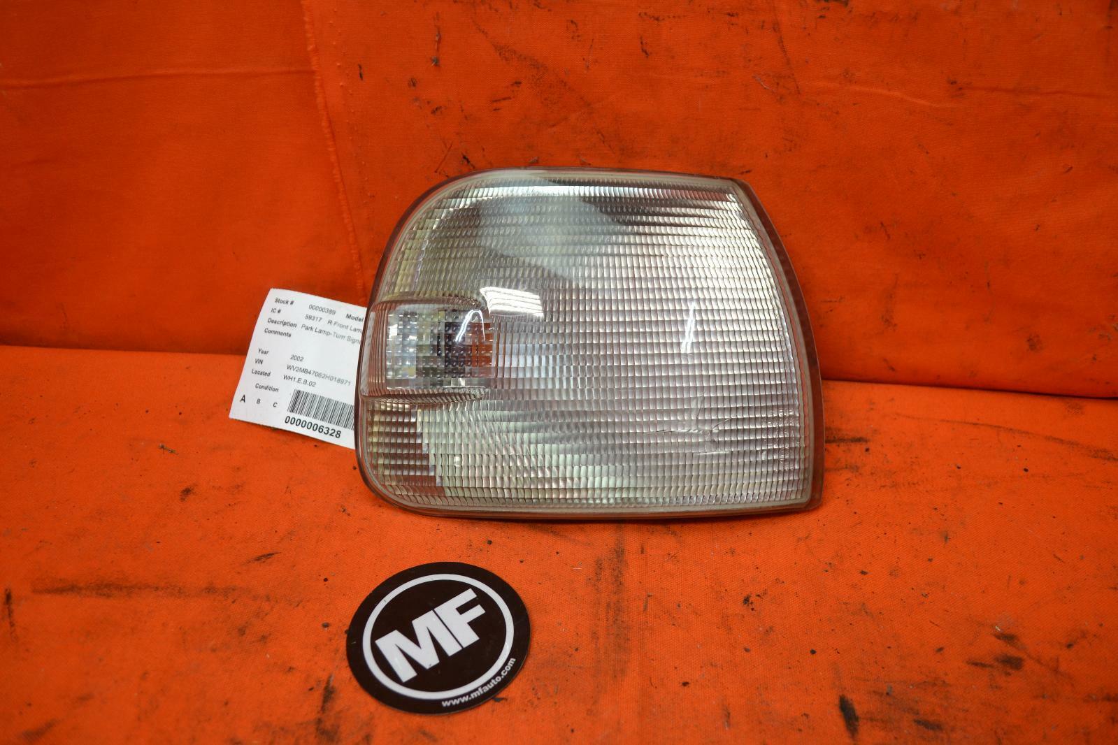 VW+Volkswagen+OEM+Eurovanturn+Signal+Light+Lens+Seal+Gasket+Right+