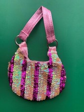 Build a Bear - Teddy Bear Accessory - Pink Sequin Purse