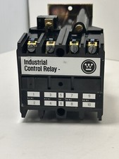 Westinghouse ARD404SR Control Relay 120V-DC Coil, 600V DC Contacts NOS