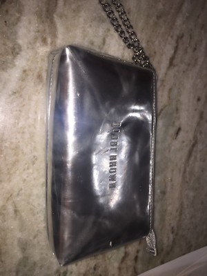 Bobbi Brown wristlet or makeup metallic silver small bag s-l400.jpg main image 4