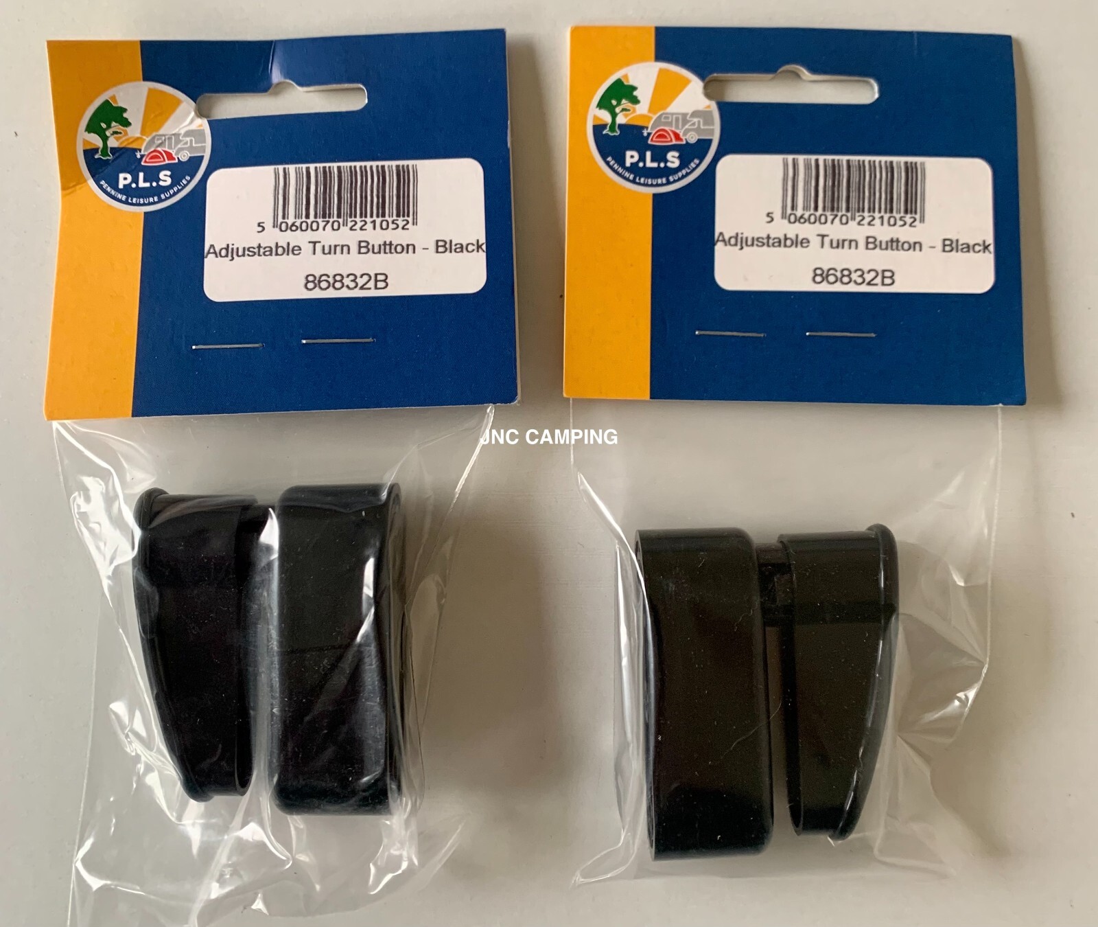 2 x Adjustable Plastic Turnbuckle Black Caravan Motorhome Boat