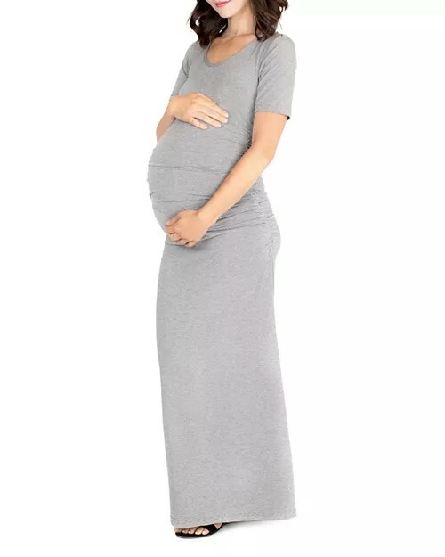 Nom MaternityHeidi Ruched Maxi 
