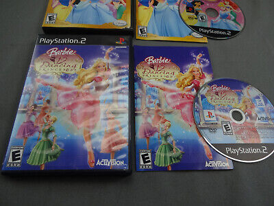 PS2 Games Lot - Disney Princess Enchanted Journey & Barbie Dancing