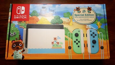 Nintendo Switch Animal Crossing: New Horizons Special Edition ENTIRE NEW CONSOLE