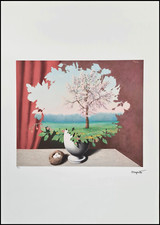 RENÉ MAGRITTE * Il Plagio * 70 X 50 Cm * Litografia Firmata * Limitata
