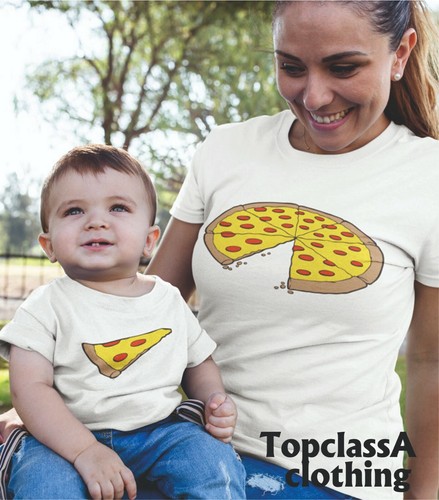Pizza Slice Mummy Mum Mother Daughter 