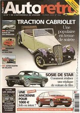 AUTO RETRO 284 CITROEN TRACTION CABRIO MASERATI MERAK ASTON MARTIN V8 VOLANTE