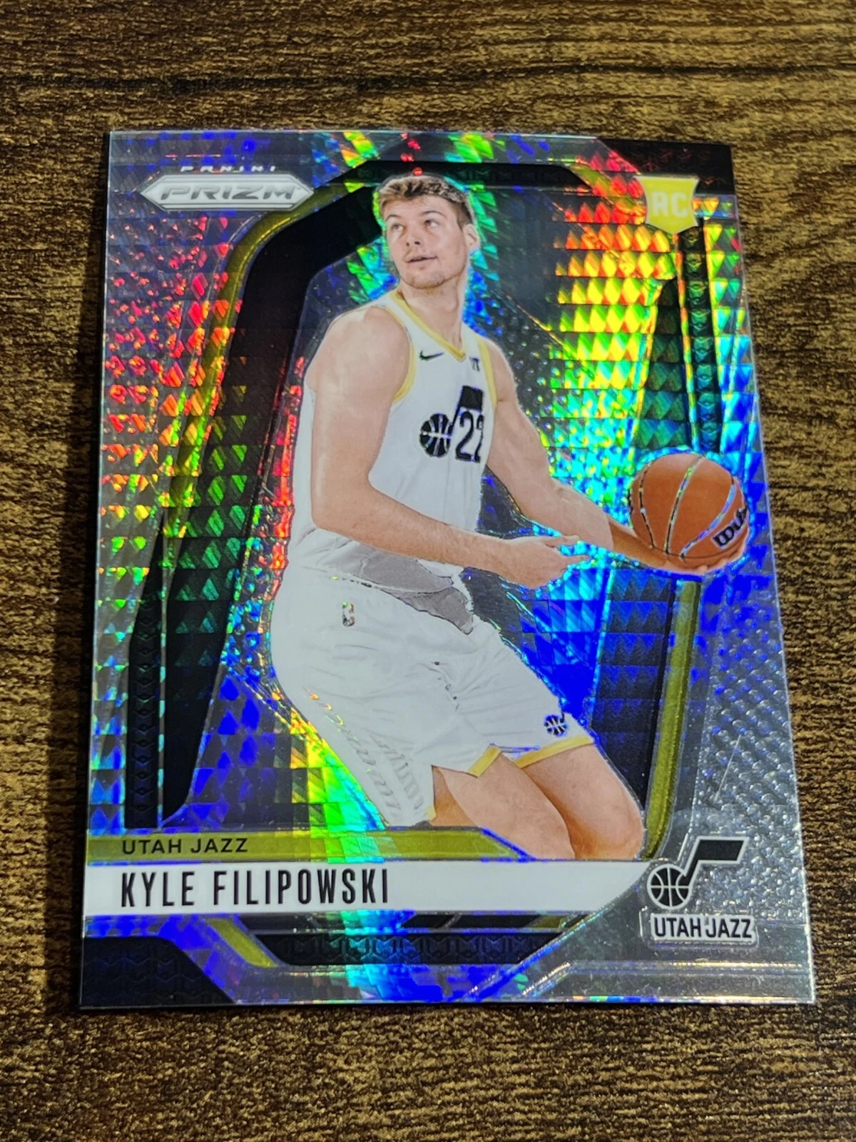 KYLE FILIPOWSKI 2024-25 Panini Prizm Rookie Silver Hyper Refractor #263 Jazz RC
