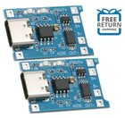 2pcs TP4056 5V 1A USB Type-C 18650 Lithium Battery Charging and Protection Board