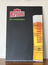 Magnifique panneau / plaque ardoise publicitaire BIERE DESPERADOS / Bistrot pub