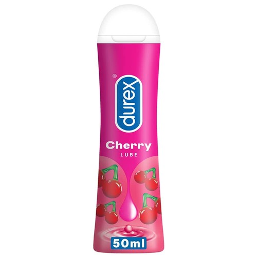 Durex Lube Cherry Flavoured Lubricant Gel for Men & Women - 50ml Water based lub - Picture 3 of 7